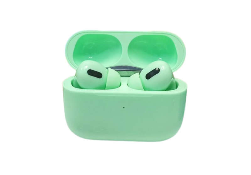 Earphone (2nd Generation ) With Wireless Charging Case--Green