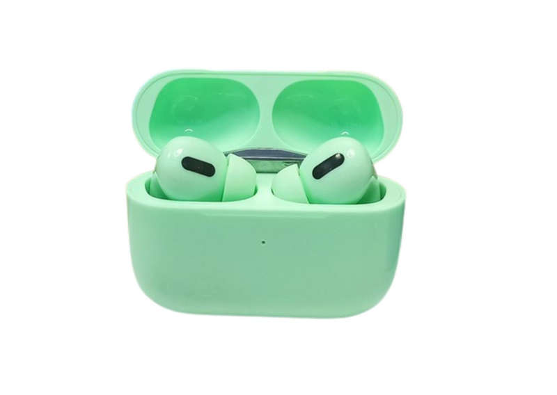 Earphone (2nd Generation ) With Wireless Charging Case--Green