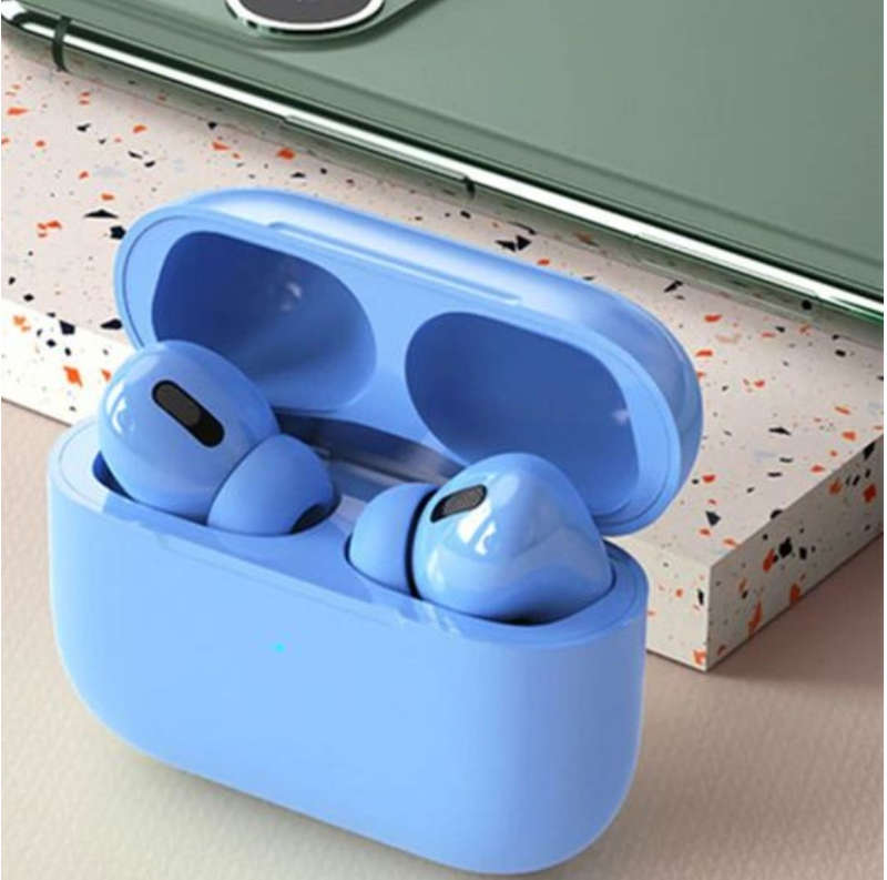 Earphone (2nd Generation ) With Wireless Charging Case--Blue