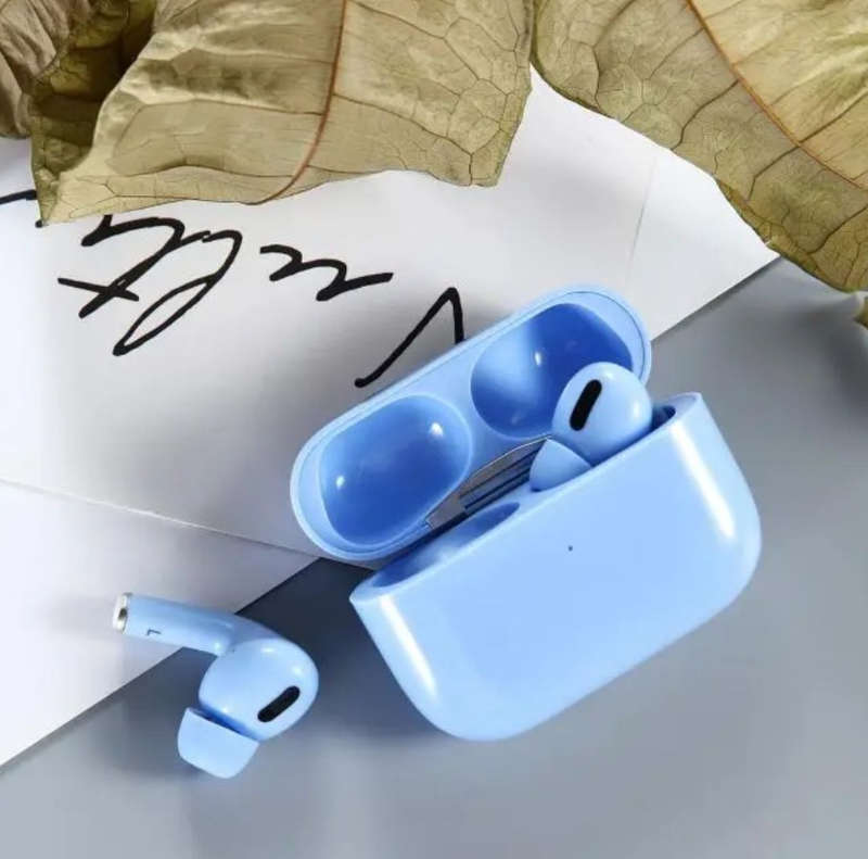 Earphone (2nd Generation ) With Wireless Charging Case--Blue