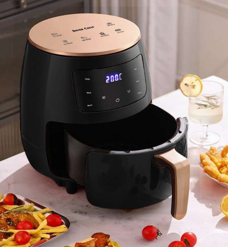 6L Digital Air Fryer With Paper Liners