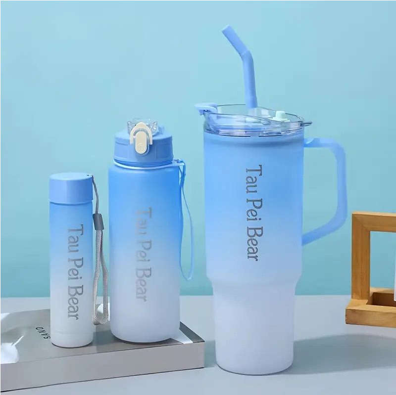 Tumbler Water Bottle for Gym/Car/Travel and Much More - 3 Piece
