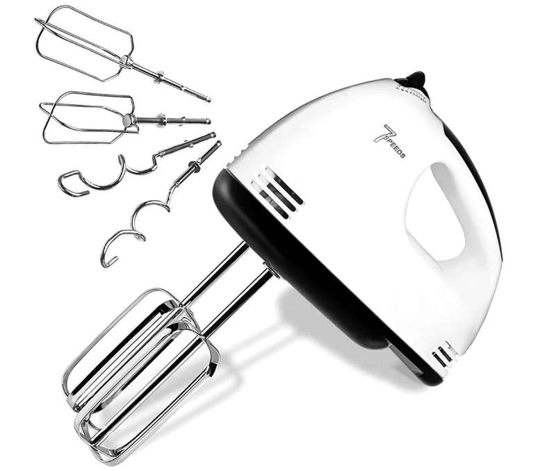 Stainless Steel Electric Hand Mixer 7 Speed