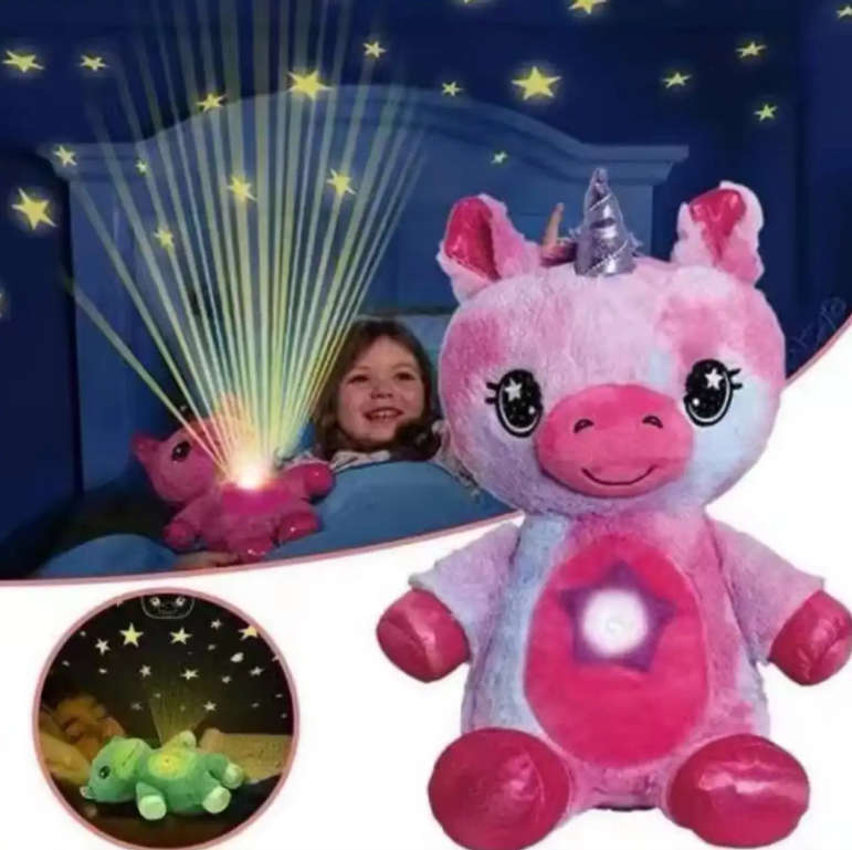 Star Belly Dream Lights Stuffed Animal Night Light Rainbow - Unicorn Various Colours
