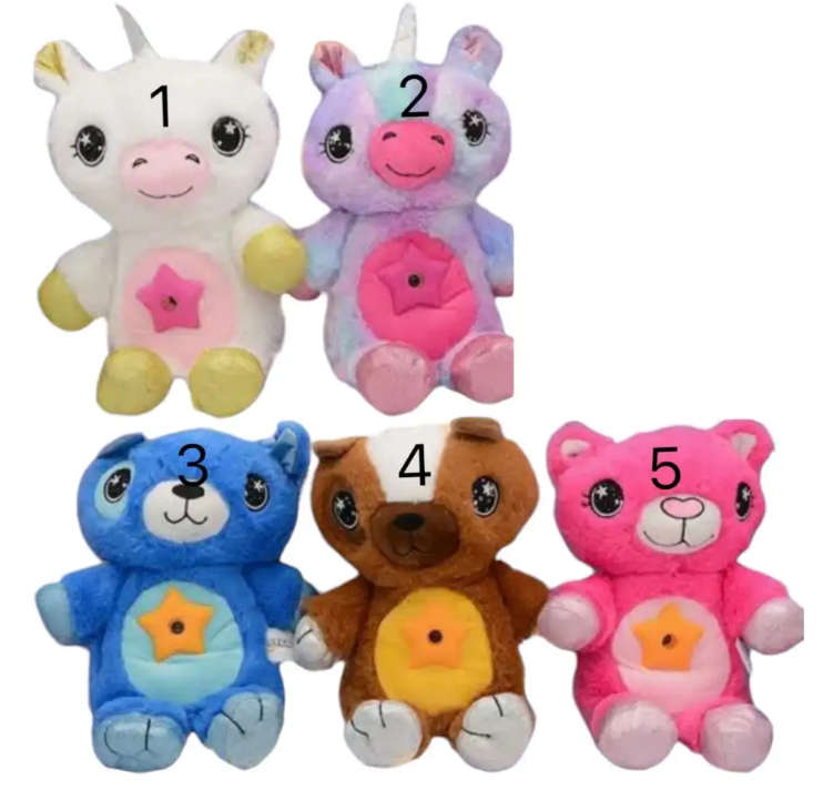 Star Belly Dream Lights Stuffed Animal Night Light Rainbow - Unicorn Various Colours