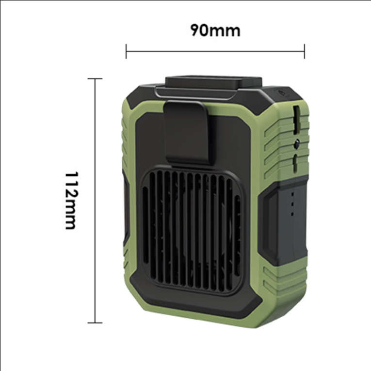 Portable Multifunctional Outdoor Mini Fan Bladeless Waist  Fan For Outdoor Running