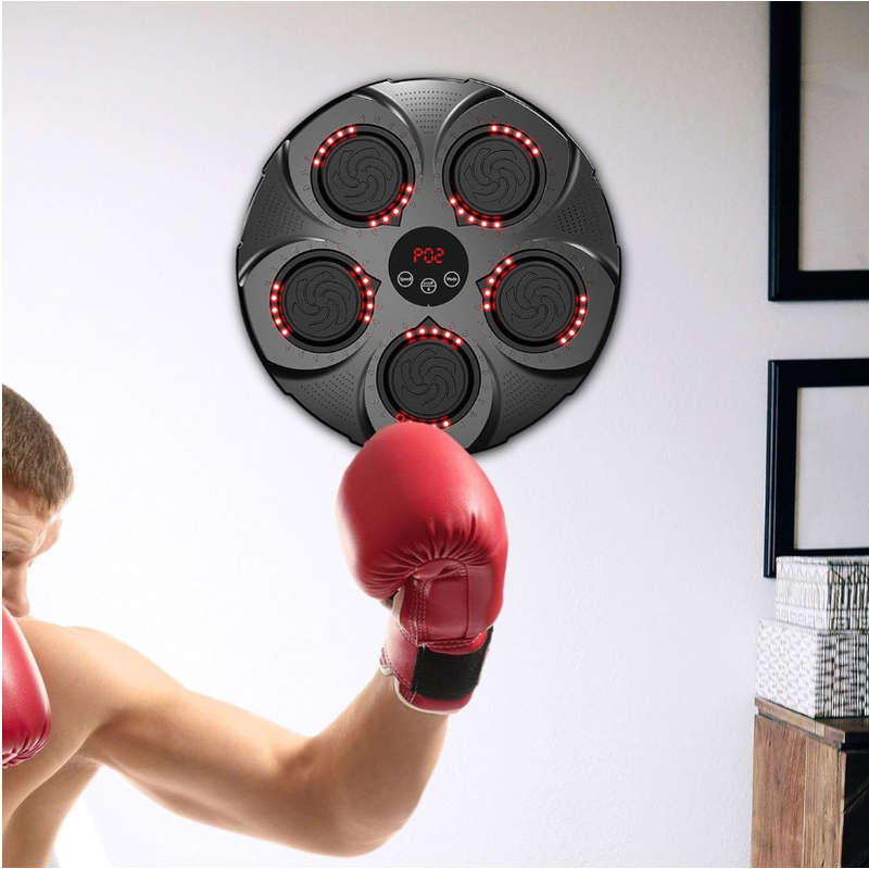 Exercise Musical Target Punch Force Tester Improves Speed Boxing Machine
