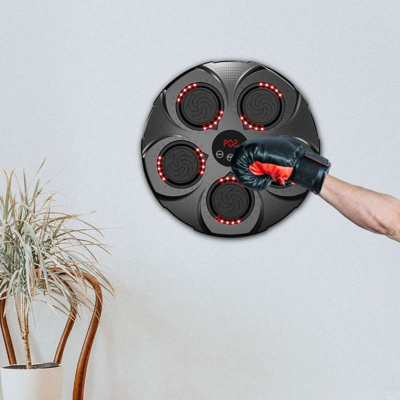 Exercise Musical Target Punch Force Tester Improves Speed Boxing Machine