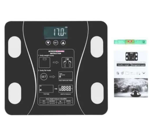 Body Fat Scale Smart Wireless Digital Bathroom Body Weight & BMI Scale