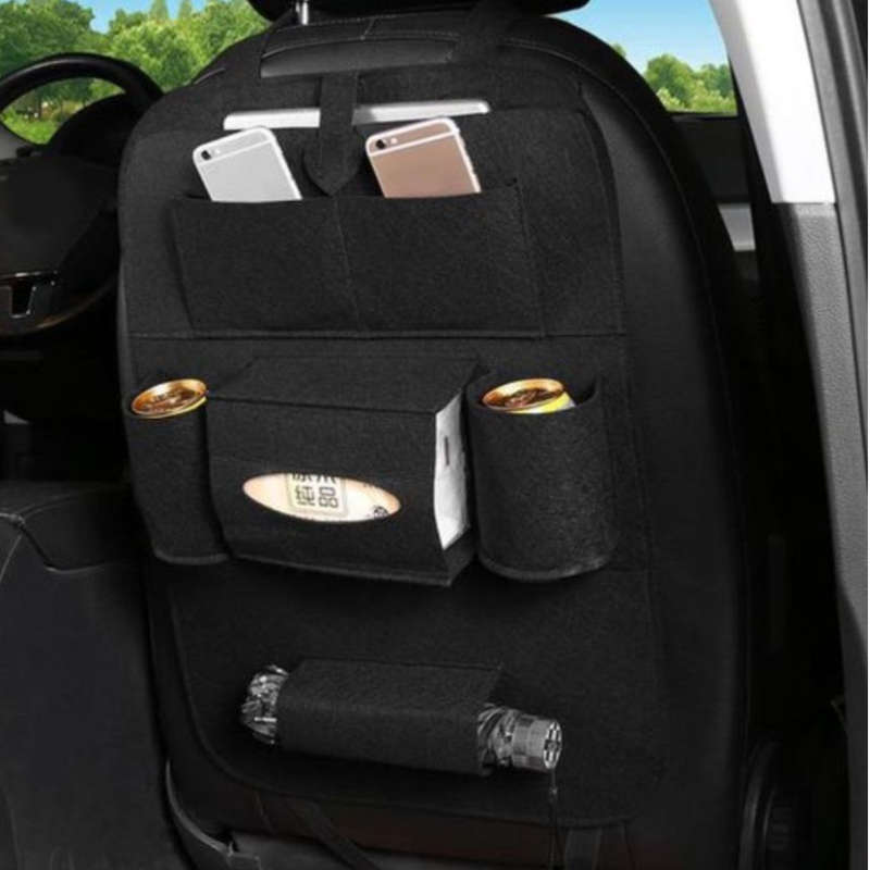 2 x Car Rear Back Seat Multi-Pocket Storage Organizer Holder Bag