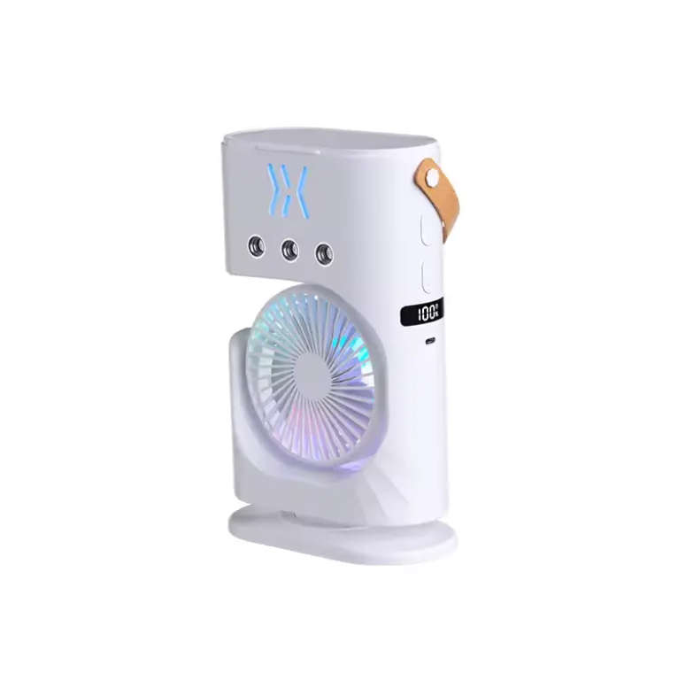 Water Tank Desktop Fan 3 gears Adjustment Desk Fan Portable Water Mist Spray Air Condition