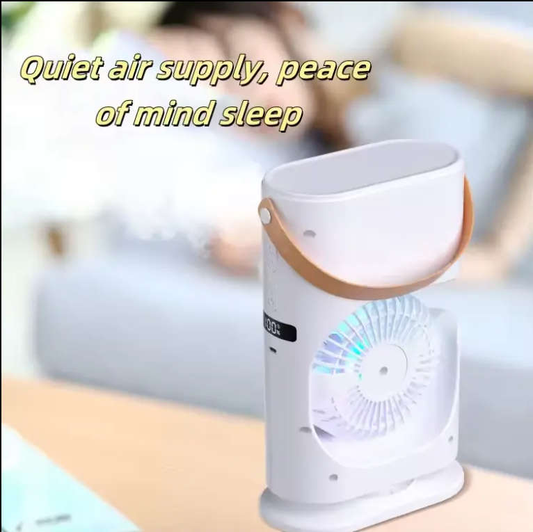 Water Tank Desktop Fan 3 gears Adjustment Desk Fan Portable Water Mist Spray Air Condition