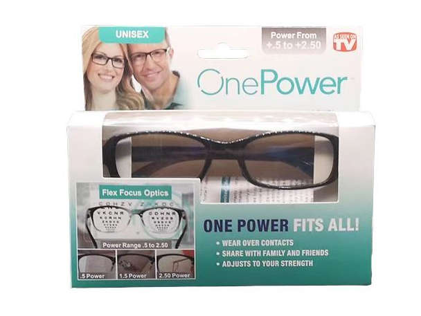 One Power Unisex Reading Glasses(Power from .5X to 2.5X )