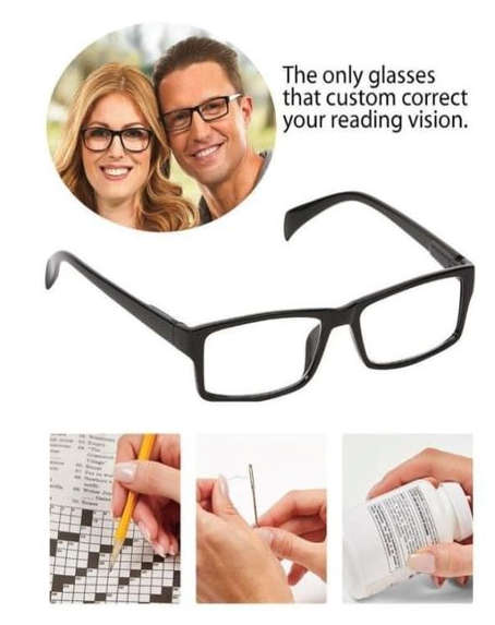 One Power Unisex Reading Glasses(Power from .5X to 2.5X )