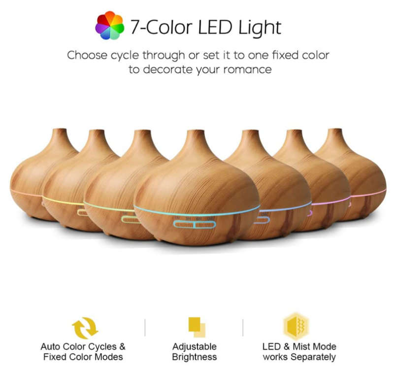 Remote Control Essential Oil Diffuser and Humidifier