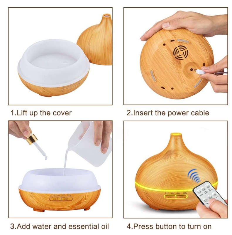 Remote Control Essential Oil Diffuser and Humidifier