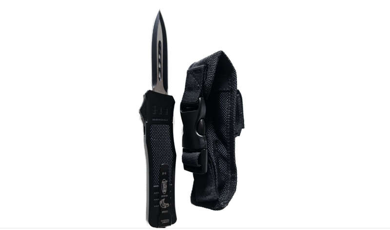 Portable Knife Tactical Double Edged - Dual action in and out