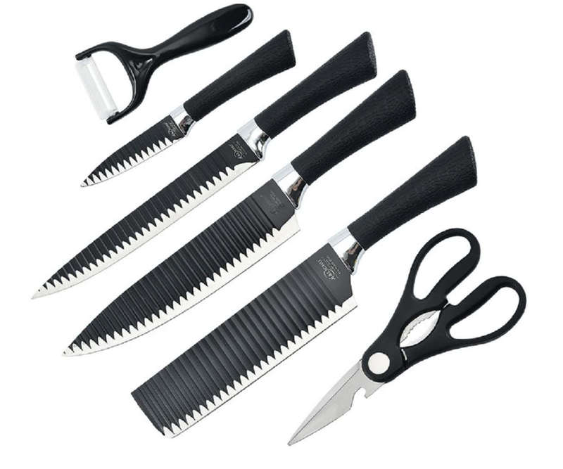 6 Pieces Professional Chef Knife Set