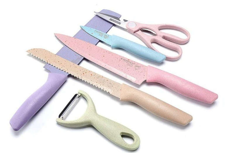Corrugated Kitchen Knife Set-6 Piece