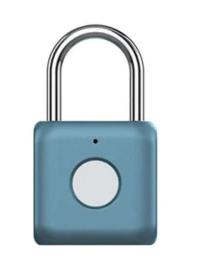 Smart Padlock With Fingerprint Sensor - USB Charge