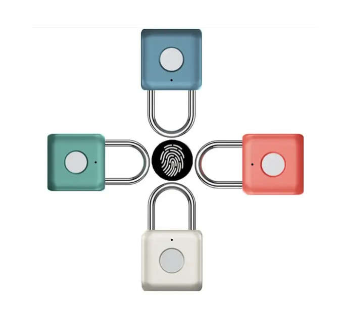 Smart Padlock With Fingerprint Sensor - USB Charge