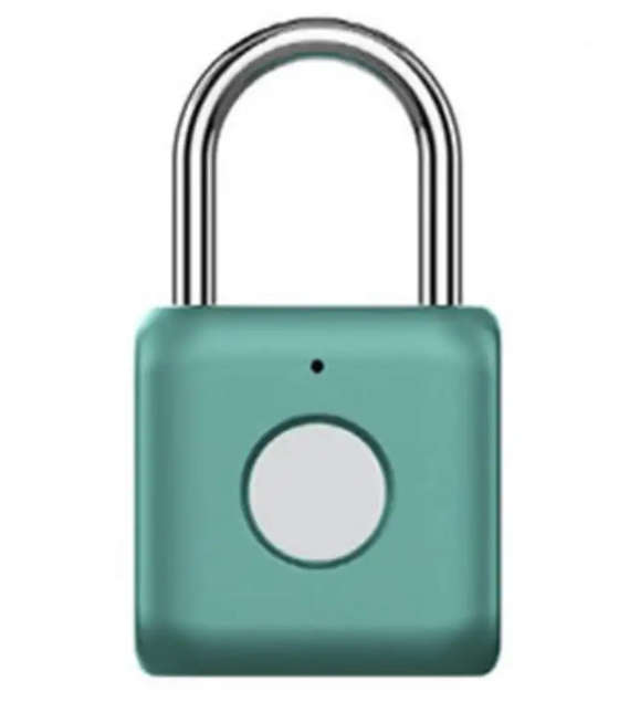 Smart Padlock With Fingerprint Sensor - USB Charge