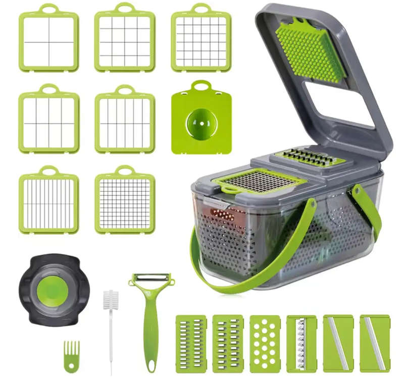 22 Pieces veggie slicer