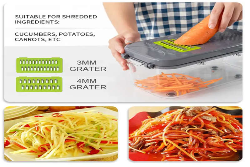 22 Pieces veggie slicer