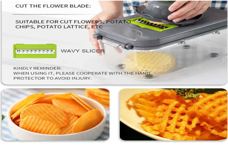 22 Pieces veggie slicer