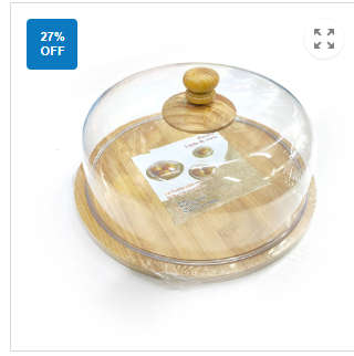 Cake  Dustproof Dome Server Tray