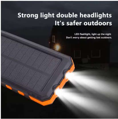 Solar Power Bank Fast Charging Portable