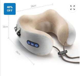 U-Shaped Massage Pillow