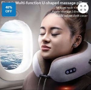 U-Shaped Massage Pillow