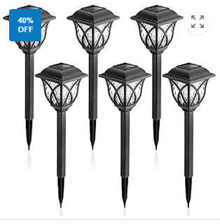 Solar Outdoor  Lamp Outdoor Garden Lamp 6p