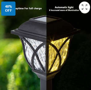 Solar Outdoor  Lamp Outdoor Garden Lamp 6p