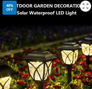 Solar Outdoor  Lamp Outdoor Garden Lamp 6p