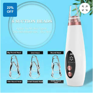 Blackhead Remover And Facial Pore Battery Operated Cleansing Kit