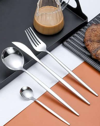 Silver Polished Cutlery Set