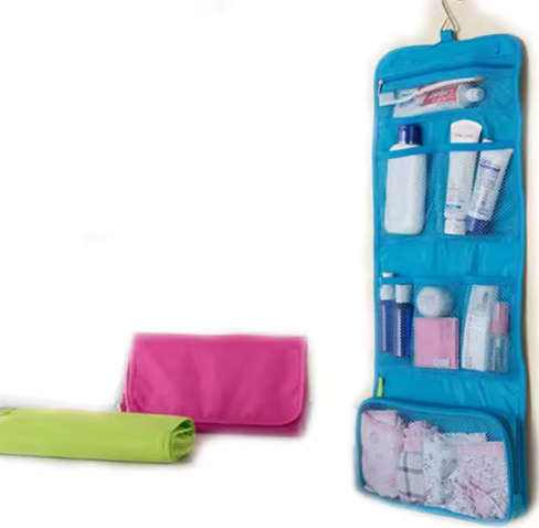 Foldable Travel Wash Organiser Storage Hanging bag