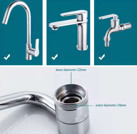 Rotating  Water-Saving Tap
