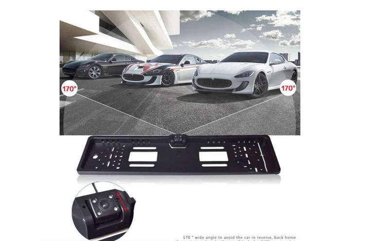 License Plate with Night vision Car Rearview Camera