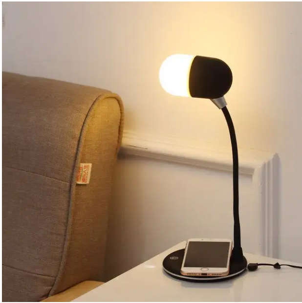 3 In 1 Desk Lamp with Speaker and Wireless Charger