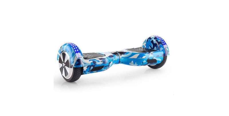6.5 Inch Smart Auto Balance Hoverboard With Bluetooth Speaker- blue