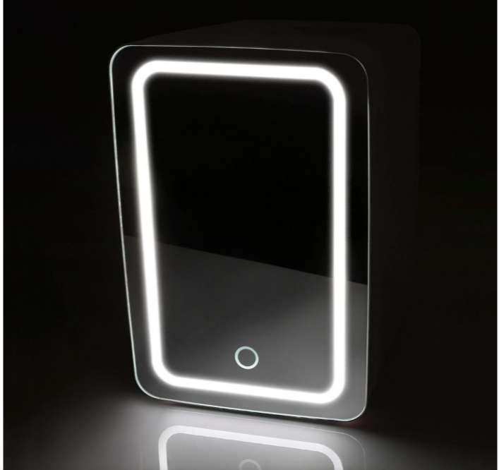 Mini Beauty fridge with mirror and LED light