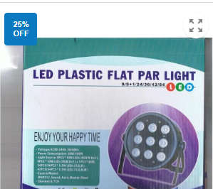LED Flat plastic par light