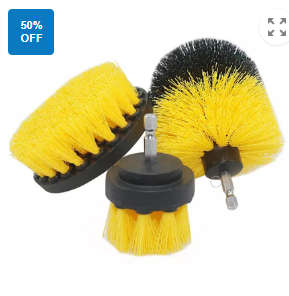 Drill Brush Set Attachment Kit Pack of 3
