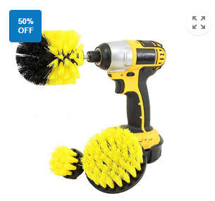 Drill Brush Set Attachment Kit Pack of 3