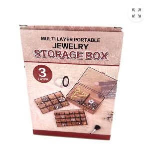 Portable Jewelry Storage Box