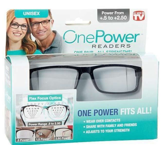 One Power Readers Glasses for 2Pcs