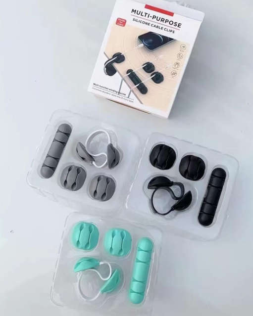 Silicone Cable Clips Set